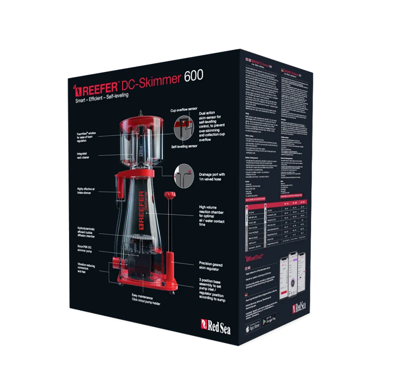 Red Sea REEFER DC Skimmer 600 – Smart Self-Levelling Protein Skimmer
